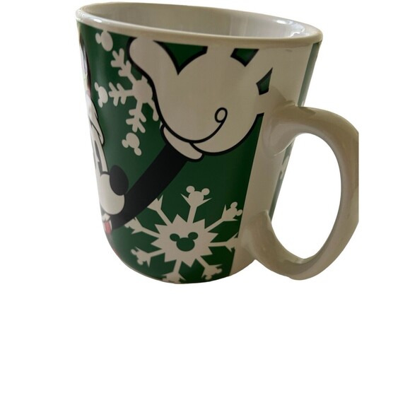 Disney Mickey And Minnie Mouse Christmas Large 24 oz. Ceramic Jumbo Mugs - Picture 11 of 16